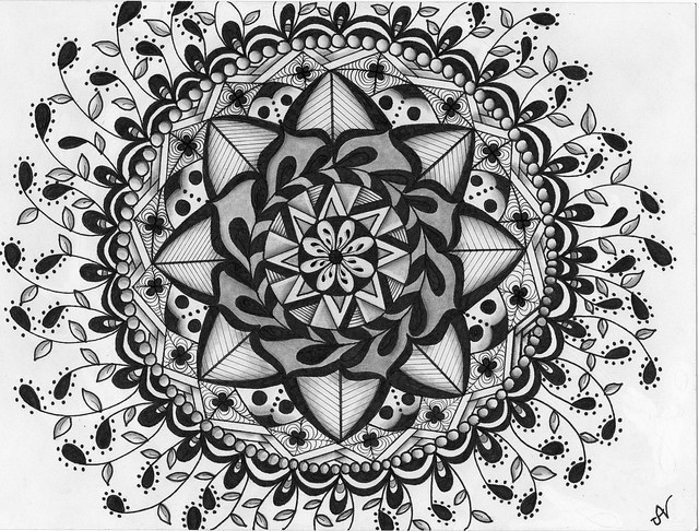 A Zentangle Image by Judy